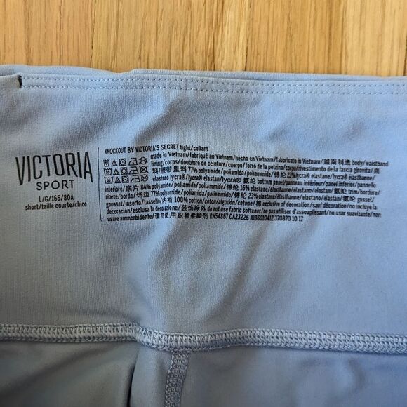 Victoria's Secret Victoria Sport Knockout Blue leggings with macrame side detail - Picture 4 of 4